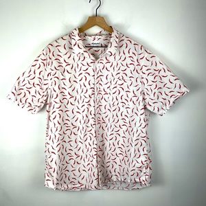 🌶️ Chili pepper short sleeve button up